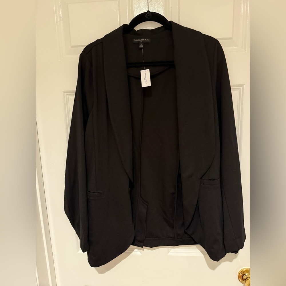 NWT Banana Republic Factory Casual Black Women's Blazer